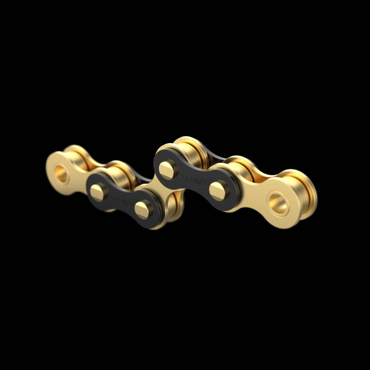 IZUMI 410 Chain - Black and Gold